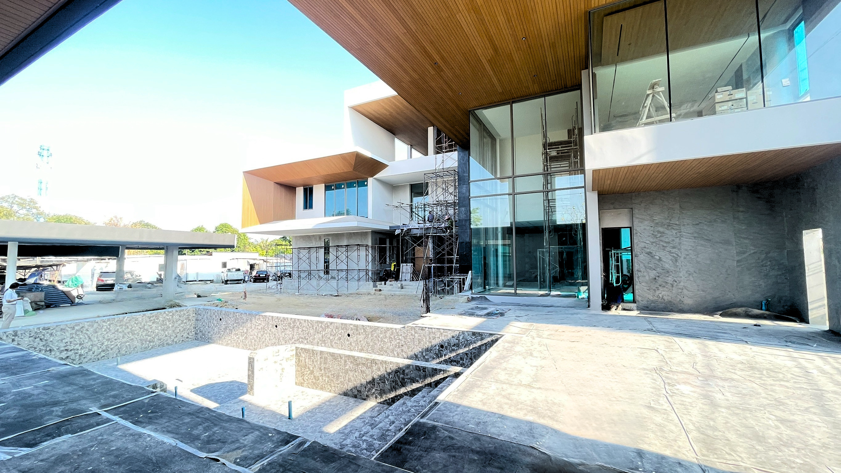 หน้างาน Concrete frame