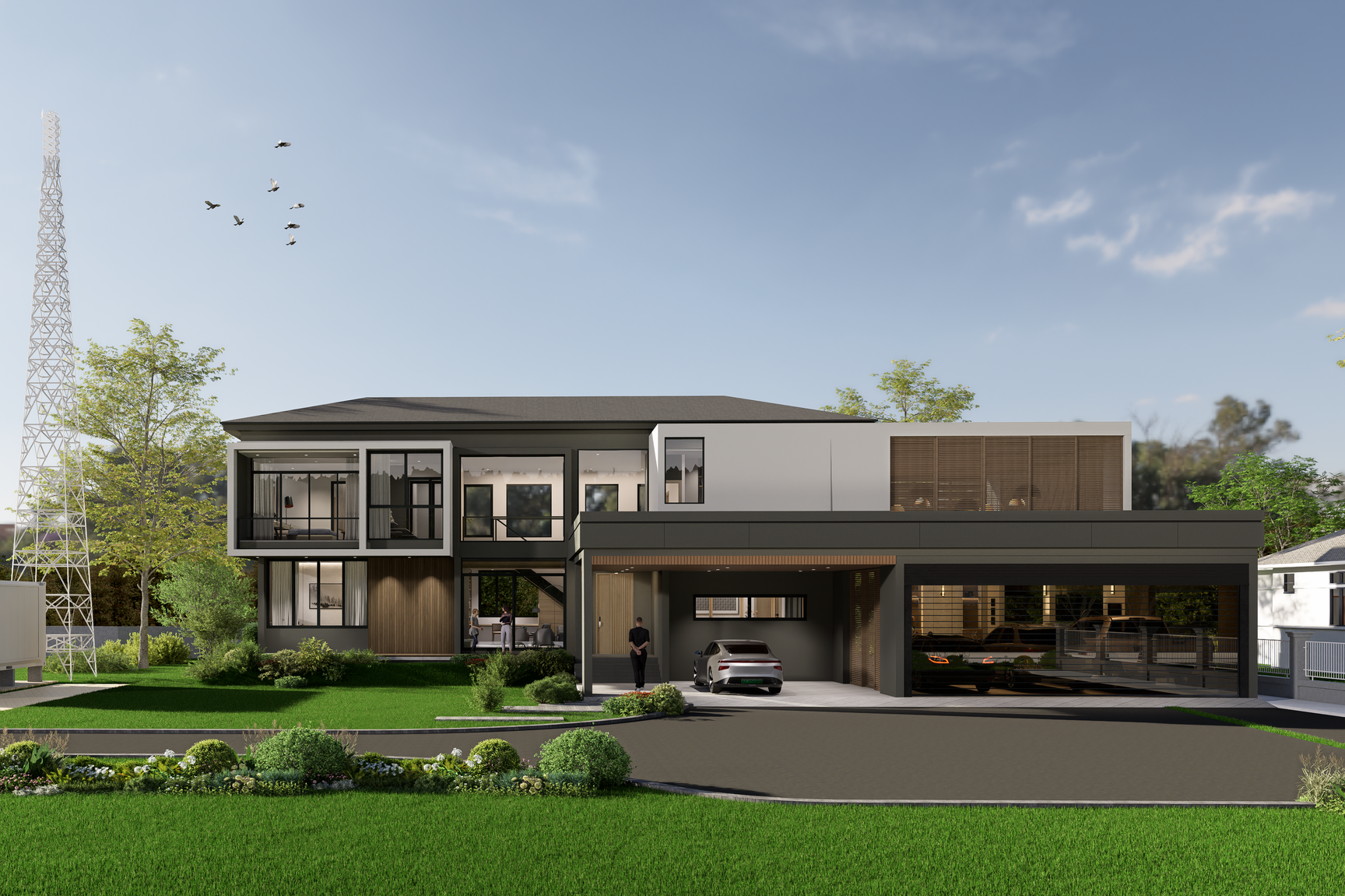 บ้าน dark grey horizontal